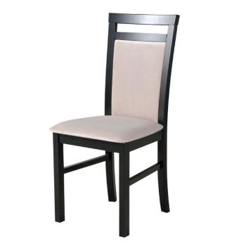Sconto Jedálenská stolička MILAN 5 čierna/béžová