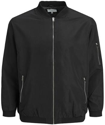 Jack&Jones PLUS Pánska bunda JJERUSH 12173990 Black 6XL