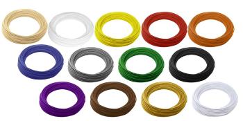 sada vlákien pre 3D tlačiarne Renkforce ABS plast   2.85 mm prírodná, čierna, biela, červená, žltá, modrá, zelená, oranž