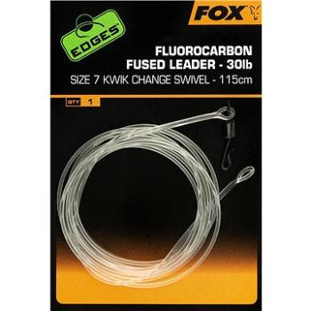 FOX Fluorocarbon Fused Leader Kwik Change Swivel 30lb Veľkosť 7 115 cm (5056212112418)