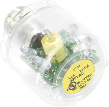 Auer Signalgeräte LED žiarovka LED trvalé svetlo LLL Žltá, 230 / 240V AC, BA15d