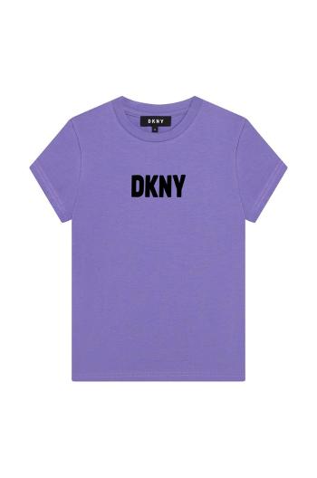 Detské tričko Dkny fialová farba,