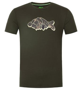 Korda tričko outline tee dark olive - l