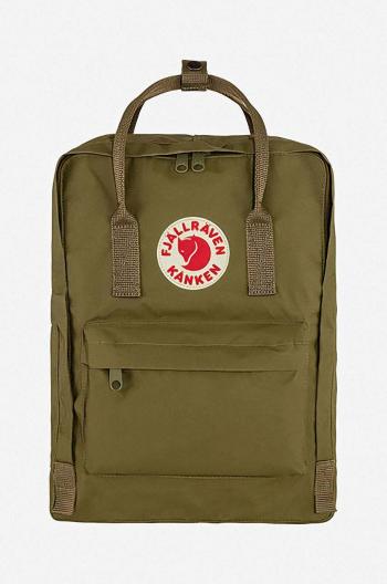 Ruksak Fjallraven Kanken F23510.631-631, zelená farba, veľký, s nášivkou