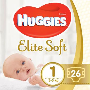 HUGGIES Elite Soft Plienky jednorazové 1 (3-5 kg) 26 ks