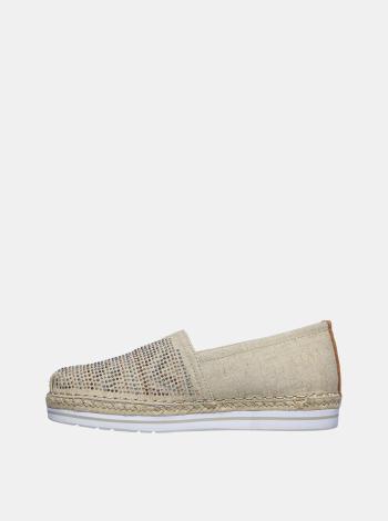 Skechers béžové espadrilky Bobs Breeze Moonbeams and Stars