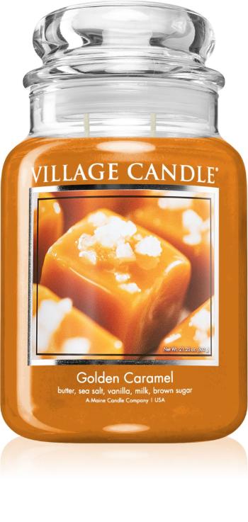 Village Candle Vonná sviečka v skle - Golden Caramel - Zlatý karamel, veľká