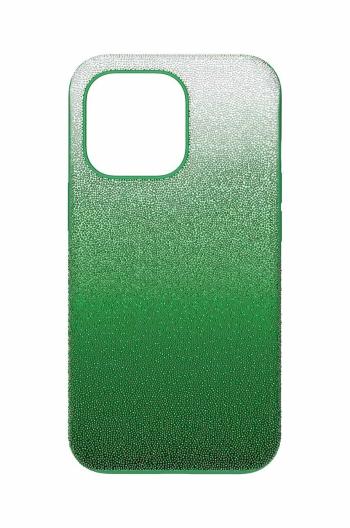 Puzdro na mobil Swarovski 5650681 HIGH 13 PRO zelená farba