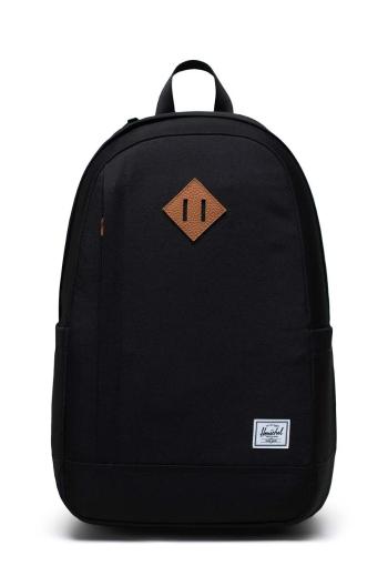 Ruksak Herschel Seymour Backpack čierna farba, veľký, jednofarebný