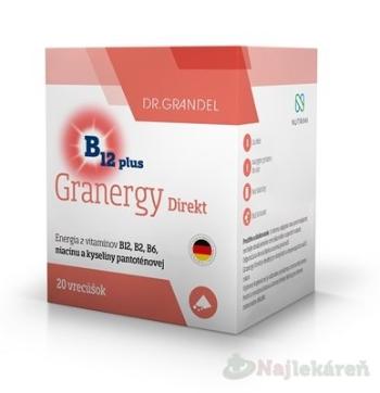 Dr.Grandel Granergy Direkt B12 plus vrecúška prášok s Vitamínmi B 20 ks