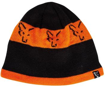 Fox čiapka black orange beanie