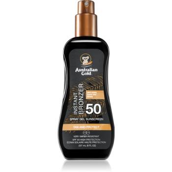 Australian Gold Spray Gel Sunscreen With Instant Bronzer bronzujúci sprej SPF 50 237 ml