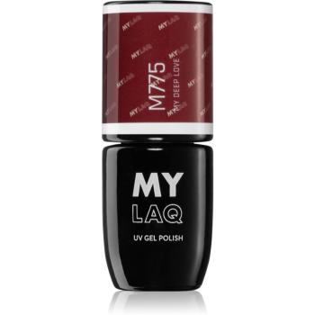 MYLAQ UV Gel Polish gélový lak na nechty odtieň My Deep Love 5 ml