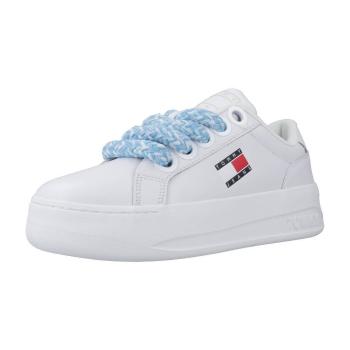 Tommy Jeans  CITY FLATFORM  Módne tenisky Biela