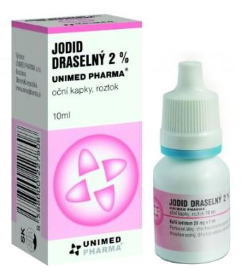 UNIMED PHARMA Jodid draselný 2% oční kapky 10 ml