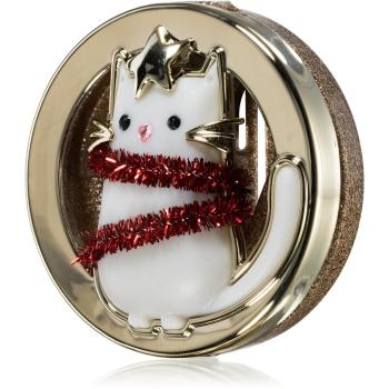 Bath & Body Works Christmas Cat držiak na vôňu do auta bez náplne závesný 1 ks