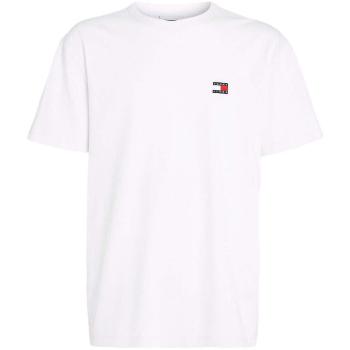 Tommy Jeans  Badge Crew T-Shirt White  Tričká a polokošele Biela