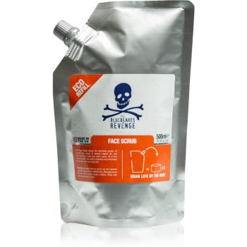 The Bluebeards Revenge Face Scrub Refill Pouch čistiaci pleťový peeling pre mužov náhradná náplň 500 ml