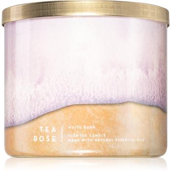 Bath & Body Works Tea Rose vonná sviečka 411 g