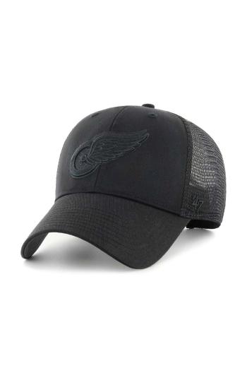 Šiltovka 47 brand NHL Detroit Red Wings čierna farba, s nášivkou, H-BRANS05CTP-BK