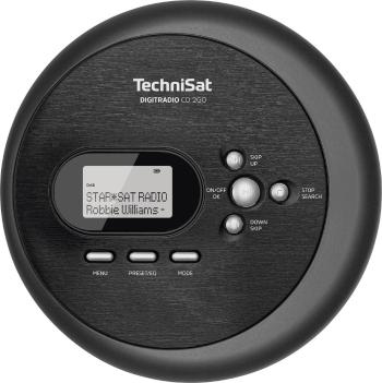 TechniSat DIGITRADIO CD 2GO prenosný CD prehrávač - diskman MP3  čierna