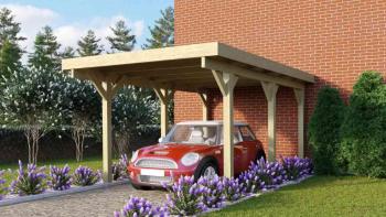 Drevený prístrešok / carport CLASSIC 1A Lanitplast