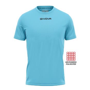 SHIRT GIVOVA ONE MICROFORATA CELESTE Tg. 4XL