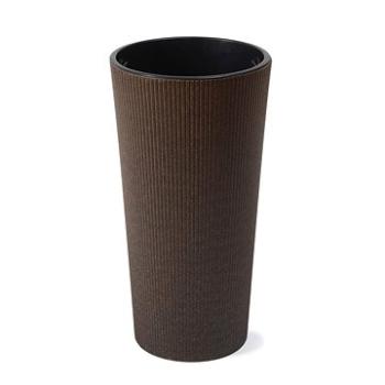 LAMELA, kvetináč LILIA ECO COFFE JUMPER – prúžok O 25,5 cm, výška 46,6 cm, espresso (1311119418)