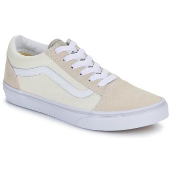 Vans  JN Old Skool NATURAL BLOCK MULTI/TRUE WHITE  Nízke tenisky Béžová