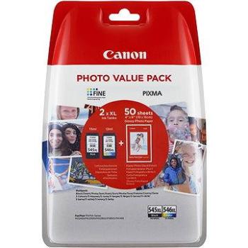 Canon PG-545XL + CL-546XL + fotopapier GP-501 Multipack (8286B006)