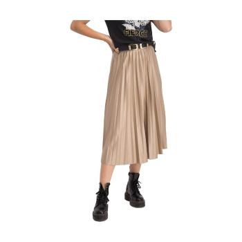 Vila  Nitban Midi Skirt - Sand Shell  Sukňa Béžová