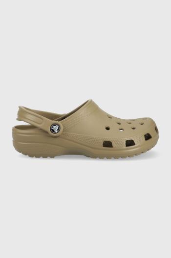 Šľapky Crocs Classic dámske, zelená farba, 10001