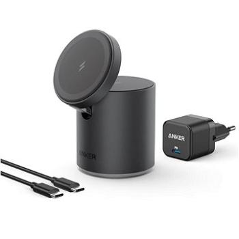 Anker PowerWave Mag-Go 2-in-1 Dock Black (B2568311)