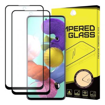 MG Full Glue Super Tough 2x ochranné sklo na Samsung Galaxy A51, čierne