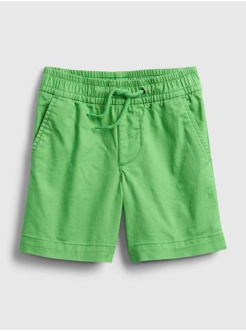 Detské kraťasy poplin pull-on shorts Zelená