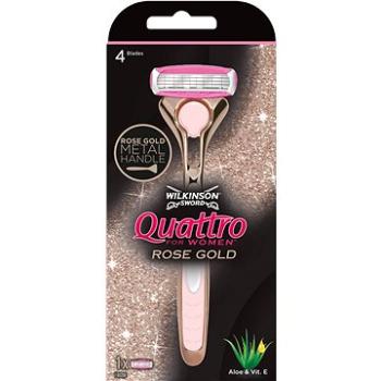 WILKINSON Quattro for Women Rose Gold + hlavica 1 ks (4027800138067)