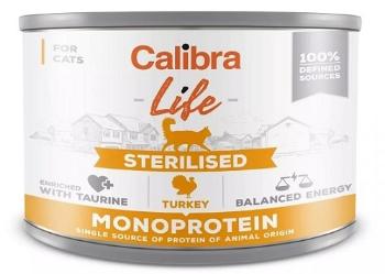 Calibra cat Life Sterilised turkey konzervy pre mačky 6x200g
