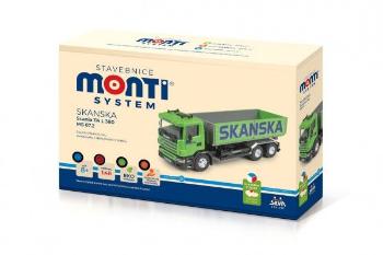 SEVA STAVEBNICA MONTI SYSTEM MS 67,2 SKANSKA SCANIA 114 L 1:48 V KRABICI 31,5X16X6,5CM /40210621/