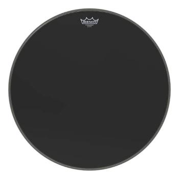 Remo 22" BB-1822-ES blana pre bicie Emperor Black Suede basové bubny