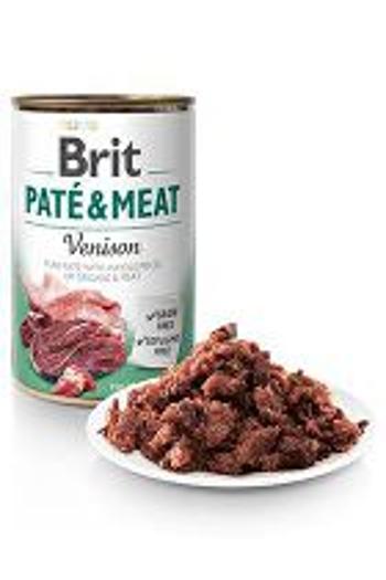 Brit Dog con Paté & Meat Venison 800g + Množstevná zľava 4 + 1 zadarmo