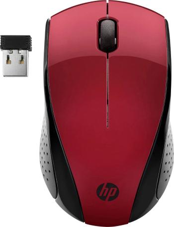 HP 220 #####Kabellose Maus bezdrôtový optická červená 3 null 1300 dpi integrovaný scrollpad