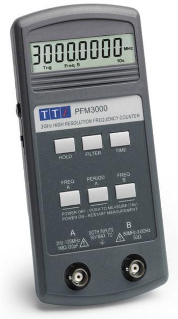 Aim TTi PFM3000 čítač frekvencie  3 Hz - 3 GHz