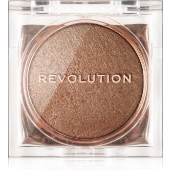 Makeup Revolution Beam Bright kompaktný púdrový rozjasňovač odtieň Bronze Baddie 2,45 g