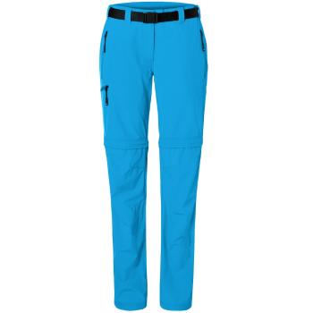 James & Nicholson Pánske outdoorové nohavice s odopínateľnými nohavicami JN1202 - Jasno modrá | S