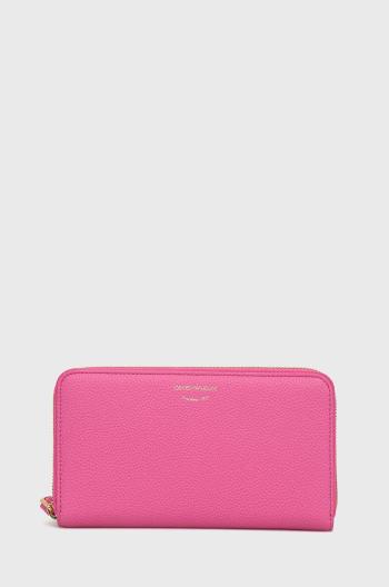 Peňaženka Emporio Armani dámsky, ružová farba