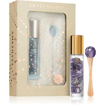 Crystallove Golden Amethyst 3D Eye Set sada (na očné okolie)