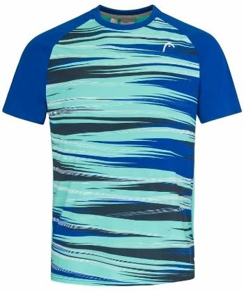 Head Topspin T-Shirt Men Royal/Print Vision L