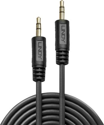 LINDY 35644 jack audio prepojovací kábel [1x jack zástrčka 3,5 mm - 1x jack zástrčka 3,5 mm] 5.00 m čierna