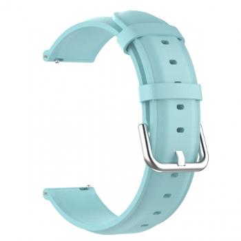 BStrap Leather Lux remienok na Garmin Vivoactive 3, teal (SSG015C0406)