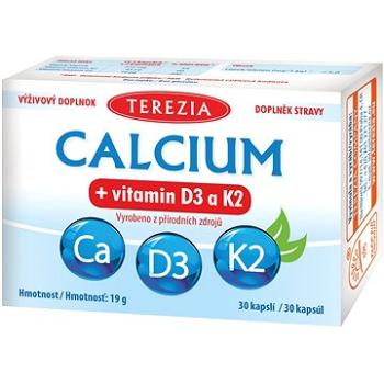 TEREZIA CALCIUM + vitamín D3 a K2 30 kapsúl (3703148)